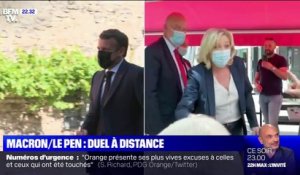 Emmanuel Macron et Marine Le Pen à la rencontre des Français