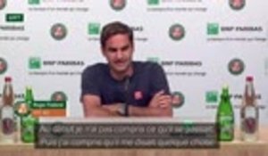 Roland-Garros - Federer raconte son accrochage avec l'arbitre