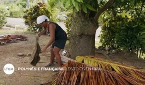 Polynésie française - Les toits en Niau