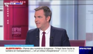 Panne des numéros d'urgence: pour Olivier Véran, "c'était une première, il faut que ce soit la dernière"