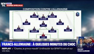 Voici la composition de l'équipe de France pour son match contre l'Allemagne