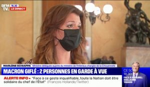 Marlène Schiappa: "Quand le président de la République est agressé, c'est chaque Français qui reçoit un coup"