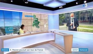 Drôme : Emmanuel Macron à la rencontre des restaurateurs