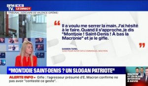 Pour l'homme qui a giflé Emmanuel Macron, "Montjoie! Saint Denis!" est un slogan "patriote"