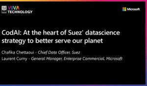 16th June - 10h-10h20 - EN_EN - CodAI: At the heart of Suez' datascience strategy to better serve our planet - VIVATECHNOLOGY