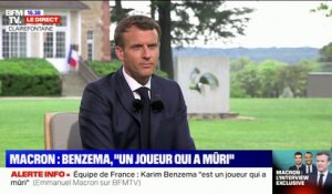 Emmanuel Macron: "Personne n'a à utiliser le sport pour essayer de faire passer des messages politiques de division"