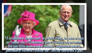 Elizabeth II bouleversante - son discret hommage pour l'anniversaire du prince Philip