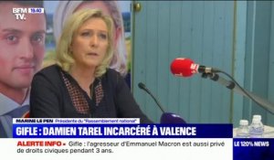 Emmanuel Macron giflé: Marine Le Pen pense que le profil de Damien Tarel est une "bouillie idéologique"