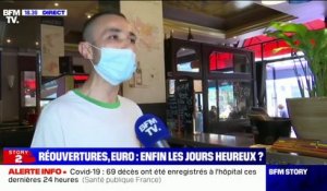 Euro de football: les bars, tout juste rouverts, ont ressorti les écrans géants