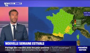 Sept départements placés en vigilance jaune canicule par Météo-France