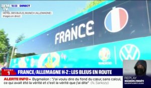 France/Allemagne: les Bleus sont en route pour le stade de Munich