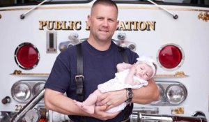 Ce pompier sauve une petite fille et l'adopte en apprenant que sa mère ne voulait pas la garder