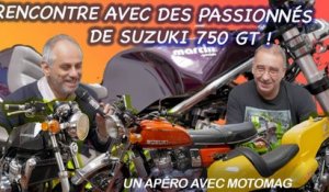 La Suzuki 750 GT sous toutes ses formes - Un Apéro avec Moto Magazine