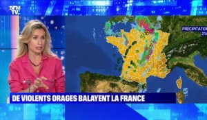 De violents orages balayent la France - 19/06