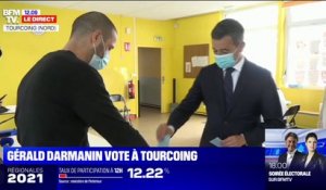 Régionales 2021: Gérald Darmanin vote à Tourcoing