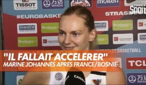 Marine Johannès : "Le 1/4 de finale, c'était le match le plus important" - Eurobasket féminin