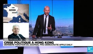 Crise politique à Hong Kong : dernière parution du journal pro-démocratie Apple Daily