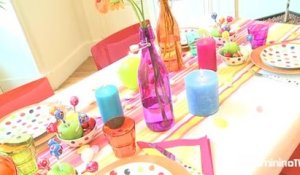 Décoration de table : une décoration de table colorée