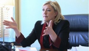 Marine Le Pen : Présidentielle 2012 interview Marine Le Pen