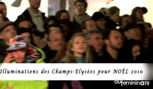 Illuminations Noël Champs Elysées : vidéo illuminations Noël Champs Elysées