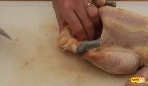 Technique en vidéo pour découper une volaille crue