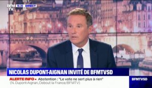 Nicolas Dupont-Aignan: "Il faut mettre fin aux éoliennes dans notre pays"