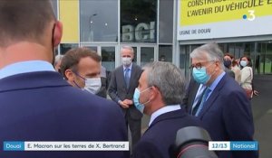 Douai : Emmanuel Macron se rend sur les terres de Xavier Bertrand