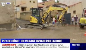 "Ça a tout emporté": une habitante du Puy-de-Dôme, victime de coulées de boue, témoigne