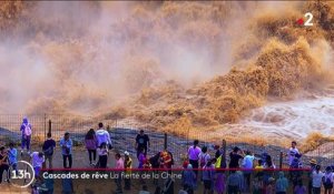Chine : l'impressionnante cascade de Hukou, sur le fleuve Jaune