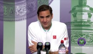 Wimbledon 2021 - Roger Federer : " Au deuxième tour, je serais sans doute plus relax et je me réjouis de jouer contre Richard Gasquet"