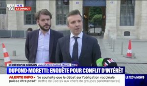 L'avocat d'Éric Dupond-Moretti regrette un "déploiement de forces totalement disproportionné" et "incompréhensible"