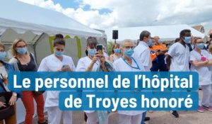 Le personnel de l’hôpital de Troyes honoré