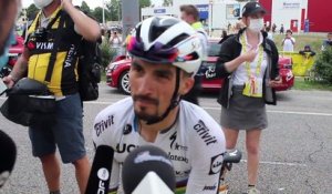 Tour de France 2021 - Julian Alaphilippe : "Mark Cavendish profite et savoure sur ce Tour... il est vraiment fort !"