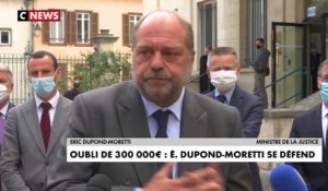 Oubli de 300.000 € : Éric Dupond-Moretti se défend