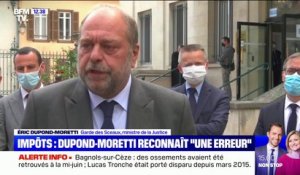 Impôts: Éric Dupond-Moretti reconnaît une "erreur" de son ancien comptable
