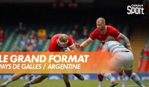 Le grand format de Pays de Galles / Argentine