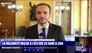 Emmanuel Macron reçoit la majorité à l'Élysée ce soir à 20 heures