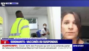 Noémie Banes, présidente du collectif Inter-Urgences: "Il y a un an, on nous portait en héro et aujourd'hui on est presque le vecteur de ce virus"