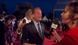 "Je ne sais pas parler des rôles !" Vincent Lindon sur les marches pour Titane - Cannes 2021