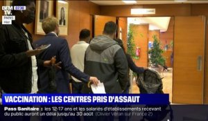 Les centres de vaccination pris d'assaut depuis l'allocution d'Emmanuel Macron