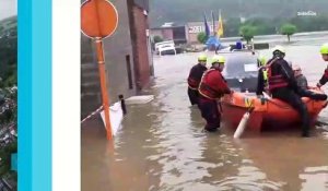 Chaos sur la Belgique à cause des inondations (jeudi 15 juillet 2021)