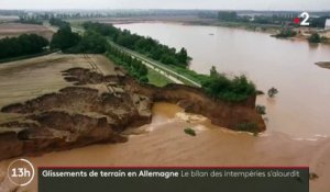 Intempéries en Allemagne: Regardez les images impressionnantes de l’énorme glissement de terrain près de Cologne - Plusieurs personnes sont décédées et d’autres portées disparues - VIDEO