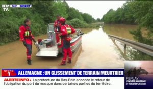 Les secouristes continuent de chercher d'éventuelles victimes après les inondations en Allemagne