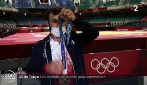 Tokyo 2020 : le judoka Luka Mkheidze offre à la France une première médaille