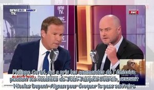 Nicolas Dupont-Aignan - gros moment de malaise sur BFMTV après ses propos sur l'antisémitisme