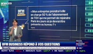 BFM Business avec vous : L'entreprise prendra-t-elle en charge 50% de l'abonnement de TGV des salariés pour le trajet domicile au lieu de travail ? - 21/07
