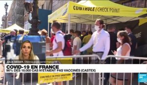 Passe sanitaire en France : "96 % des 18 000 nouveaux cas n'étaient pas vaccinés"