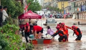 Chine : Près d'une année de pluie tombe en trois jours à Zhengzhou