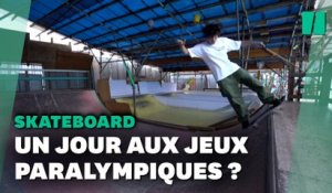 Aveugle, ce Japonais aimerait que le skateboard soit aussi une discipline paralympique