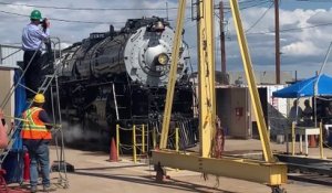 Une locomotive à vapeur restaurée après 21 ans de travail